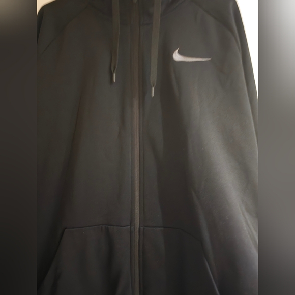 Nike Dri Fit full zip hoody XL blk nwot - Picture 2 of 5